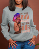 Yellow Casual Sportswear Print Patchwork O Neck Tops