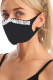 Red Black Casual Street Solid Hot Drilling Mask