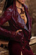 Purple Fashion Casual Solid Patchwork Turndown Collar Outerwear