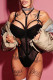 Black Fashion Sexy Solid See-through Lingerie