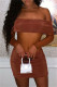 Brown Sexy Patchwork See-through Backless Off the Shoulder Long Sleeve Dresses