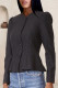 Black Fashion Casual Striped Patchwork O Neck Tops