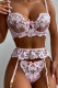 Pink Fashion Sexy Solid See-through Lingerie