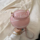 Pink Fashion Casual Letter Print Basketball Messenger Bag