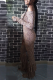 Leopard Print Sexy Leopard Patchwork O Neck Long Sleeve Two Pieces