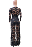Pink Sexy Patchwork Lace V Neck Irregular Dress Dresses