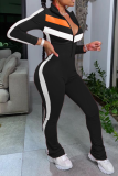 Red Sexy Solid Patchwork Turndown Collar Skinny Jumpsuits
