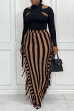 Black Sexy Casual Solid Hollowed Out Half A Turtleneck Tops