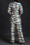 White Pre-sale Fashion Casual Print Basic Long Sleeve Two Pieces