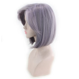 Purple Casual Street Gradual Change Patchwork Wigs