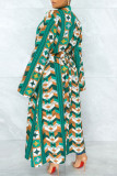 Multicolor Fashion Casual Print Cardigan Outerwear