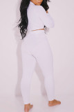 Black Casual Solid Patchwork Turtleneck Long Sleeve Two Pieces