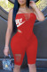 Red Sexy Casual Embroidery Ripped Backless Strapless Sleeveless Two Pieces