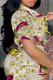Yellow Casual Living Print Basic Turndown Collar Short Sleeve Two Pieces
