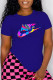 Colour Fashion Casual Letter Print Basic O Neck T-Shirts