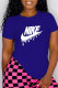 White Fashion Casual Letter Print Basic O Neck T-Shirts