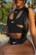Black Fashion Sexy Embroidery Hollowed Out Swimwears