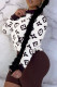 Grey Fashion Casual Print Basic O Neck Tops