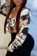 Yellow Fashion Casual Print Basic Turndown Collar Tops