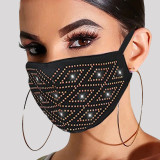 Black Red Fashion Casual Hot Drilling Mask