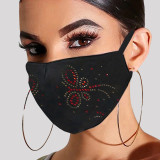 White Red Fashion Casual Hot Drilling Mask