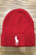 Red Fashion Street Embroidery Patchwork Hat