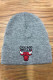 Grey Fashion Street Embroidery Patchwork Hat