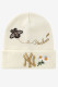 White Fashion Casual Embroidery Patchwork Hat