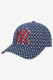 Blue Fashion Street Embroidery Patchwork Hat