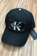 Black Fashion Casual Letter Patchwork Hat