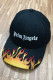 Black Fashion Casual Embroidery Patchwork Letter Hat