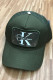 Green Fashion Casual Letter Patchwork Hat