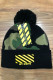 Green Fashion Casual Embroidery Patchwork Letter Hat