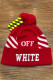 Red Fashion Casual Embroidery Patchwork Letter Hat