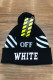 Black And White Fashion Casual Embroidery Patchwork Letter Hat