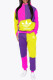 Yellow Fashion Casual Print Patchwork Hooded Collar Long Sleeve Two Pieces