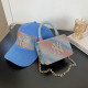 Blue Fashion Casual Hot Drilling Letter Bags