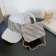 White Fashion Casual Hot Drilling Letter Bags