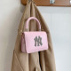 Pink Fashion Casual Letter Patchwork Bags