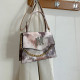 Khaki Fashion Casual Tie Dye Patchwork Bags