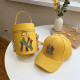 Yellow Fashion Casual Hot Drilling Letter Bags