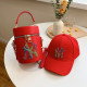 Red Fashion Casual Hot Drilling Letter Bags