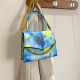 Blue Fashion Casual Tie Dye Patchwork Bags