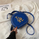 Blue Fashion Casual Patchwork Rivets Bags
