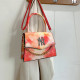 Red Fashion Casual Tie Dye Patchwork Bags