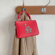 Red Fashion Casual Letter Patchwork Bags