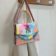 Pink Fashion Casual Tie Dye Patchwork Bags