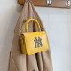 Yellow Fashion Casual Letter Patchwork Bags