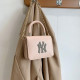 Khaki Fashion Casual Letter Patchwork Bags