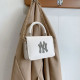 White Fashion Casual Letter Patchwork Bags